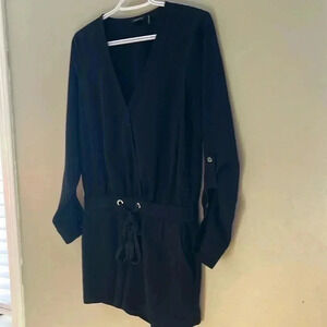 ❤️2/$50❤️[2]Marciano Black  L/S Romper-NWOT